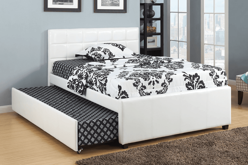 TS   IF-124 | White Trundle Bed