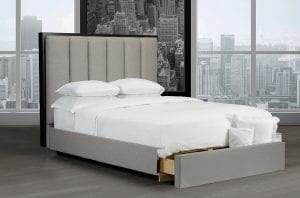QFTT-R131 | Headboard, Bed & Drawer