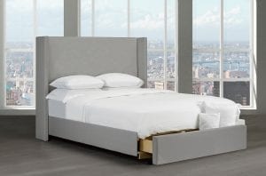 QFTT-R152 | Headboard, Bed & Drawer