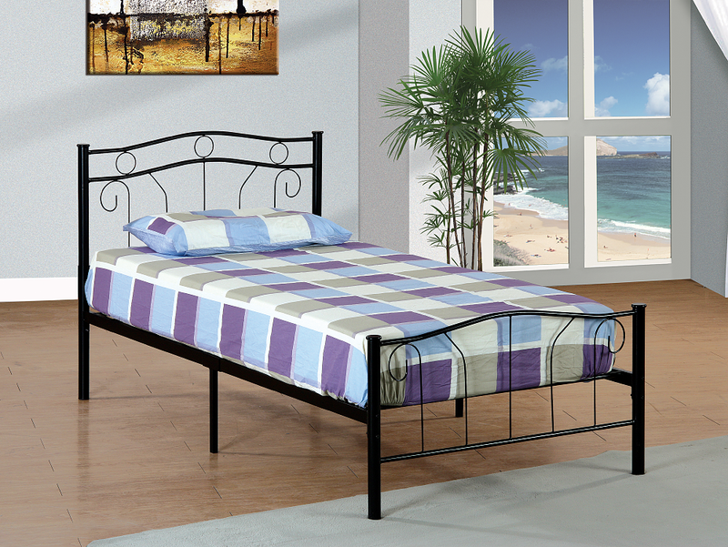 *SPECIAL PRICE* QFIF-155B/155W | Black/White Metal Bed