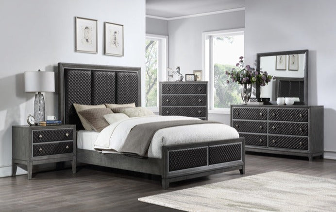 West End gray bedroom set