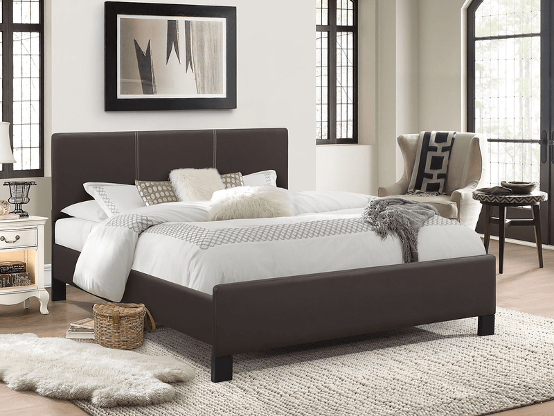 *SPECIAL PRICE* QFIF-173 | Espresso with Contrast Stitching Bed