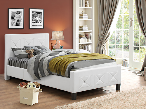 QFIF-178 | White with Jewels Bed