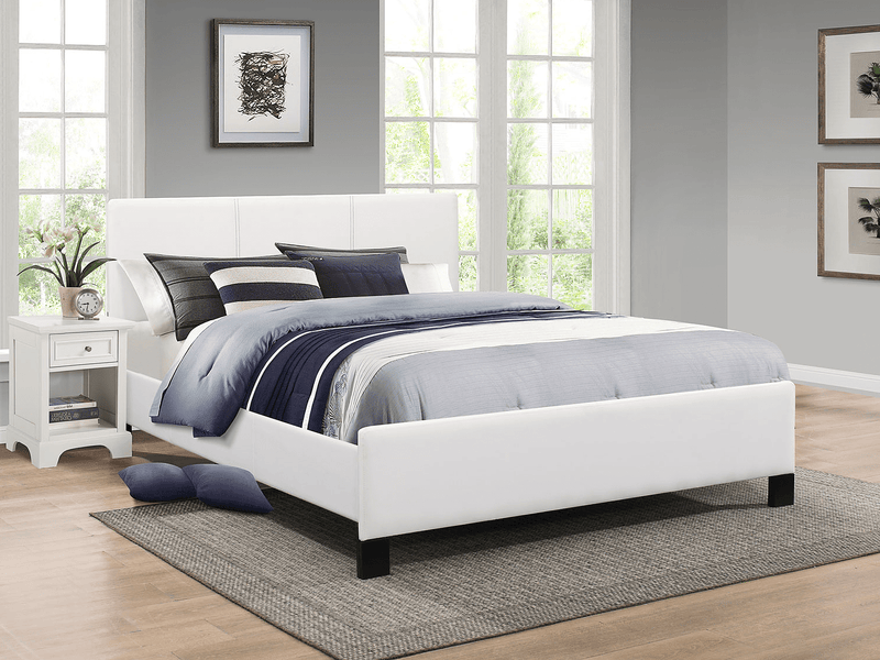 *SPECIAL PRICE* QFIF-179 | White with Contrast Stitching Bed