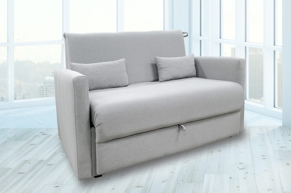 QFTT-T1825 | Grey Linen Sofa Bed