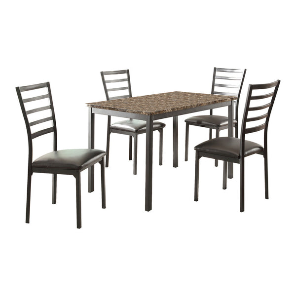QFMZ-5038-48 | Flannery Faux Marble Dinette