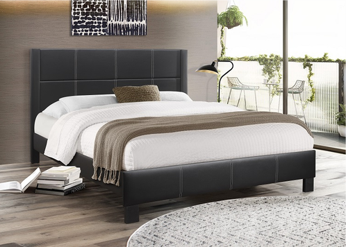 *SPECIAL PRICE* QFIF-5350 | Black PU Bed