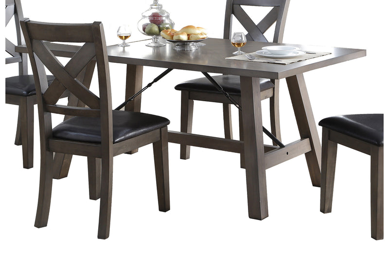 Seaford 7 pieces brown Fixed table-top dining set