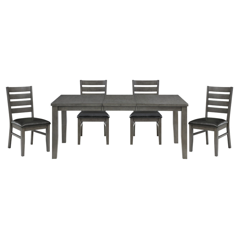 Nashua 6 pieces and 7 pieces gray dining set