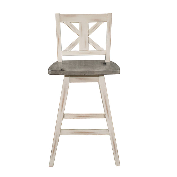 QFMZ-5602-24WT | Swivel Counter Height Chair