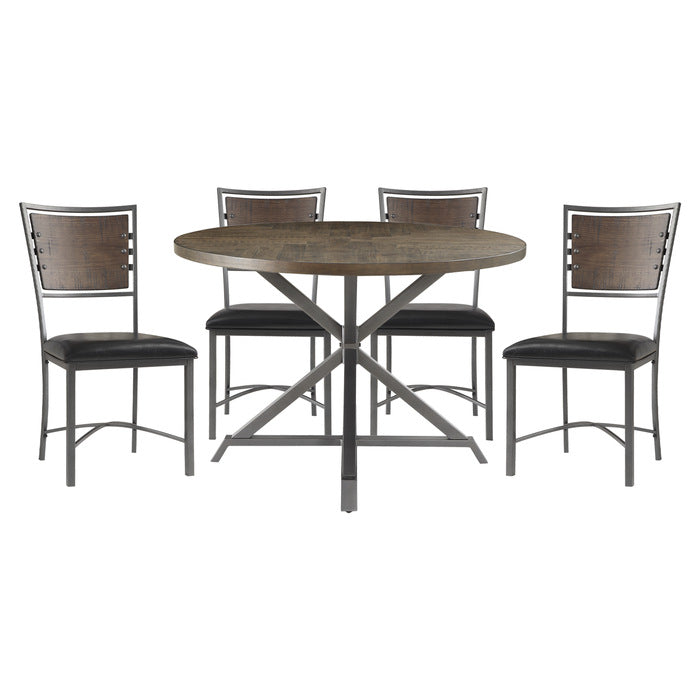 QFMZ-5606-45 | Round Table Pine Dinette