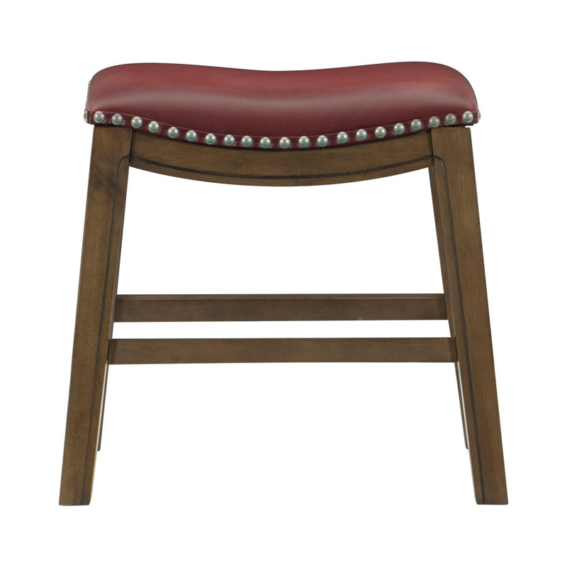 Ordway 18in, 24in, 29in leather counter-height bar stool