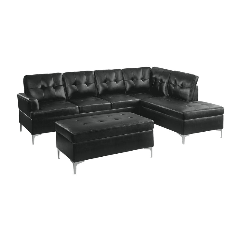 QFMZ-8378BLK | Barrington Sectional Sofa