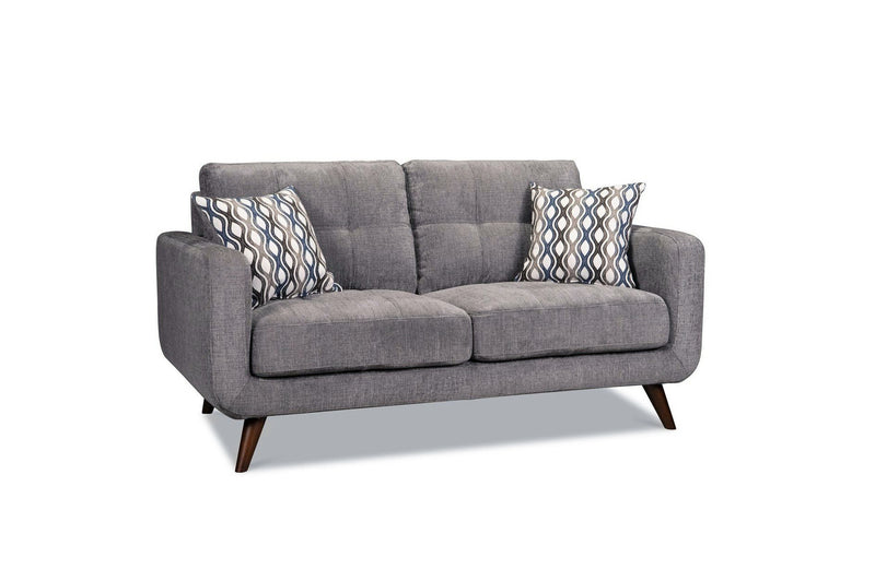Morrison gray fabric sofa set