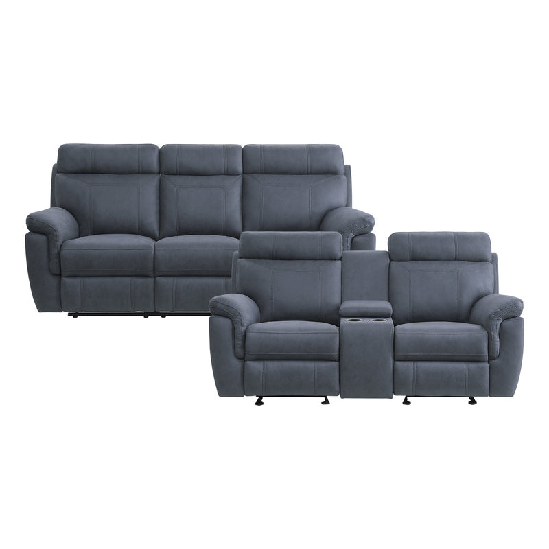 QFMZ-9301BUE | Clifton Reclining Sofa