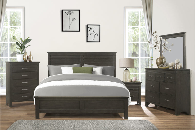 Blaire Farm white charcoal gray bedroom set