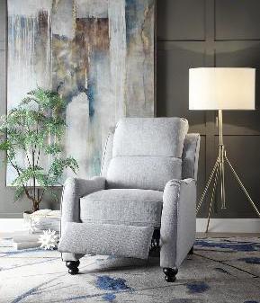 QFMZ-9835 | Grey Fabric Push-back Easy Chair