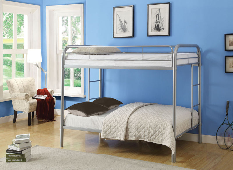 QFIF-502G | Grey Full/Full Bunk Bed