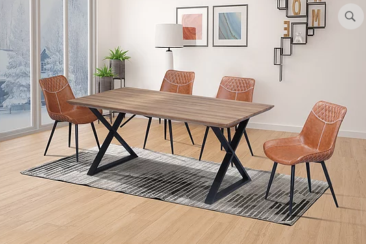 QFIFT-1812/C-1825 | Wood Table Dining Set