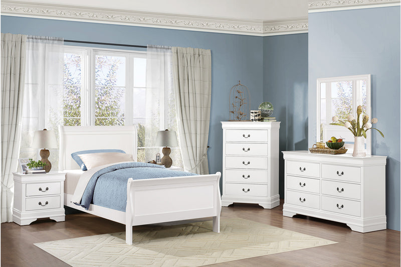 Mayville burnished bedroom set