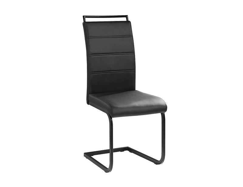 QFIF-1865 | Black PU Chair