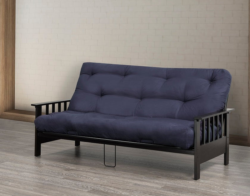 QFIF-245 | Metal Futon Frame With Wooden Arms