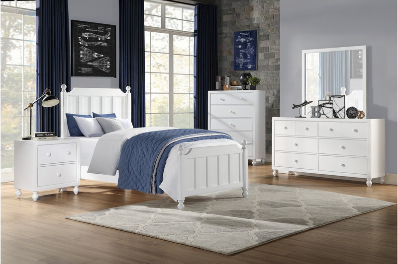 Wellsummer gray white bedroom set