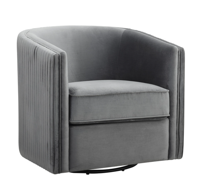QFMZ-1038GY-1 | Cecily Swivel Chair