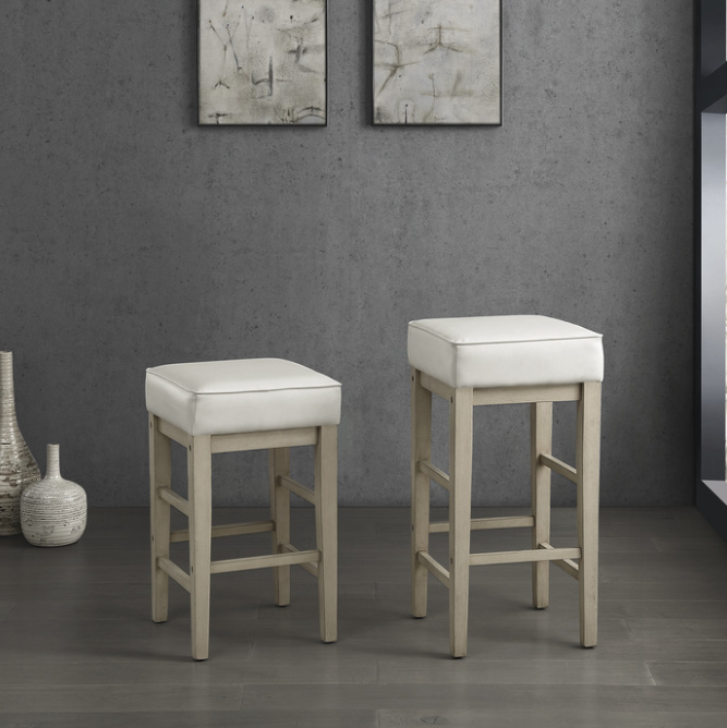 QFMZ-5684WH | Counter Height Stool