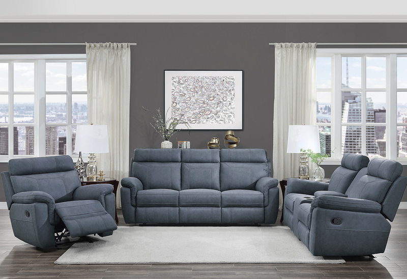 QFMZ-9301BUE | Clifton Reclining Sofa