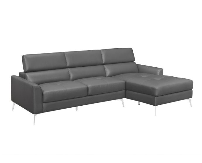 QFMZ-9408DGYSS | 2pc Sectional w/Right Chaise