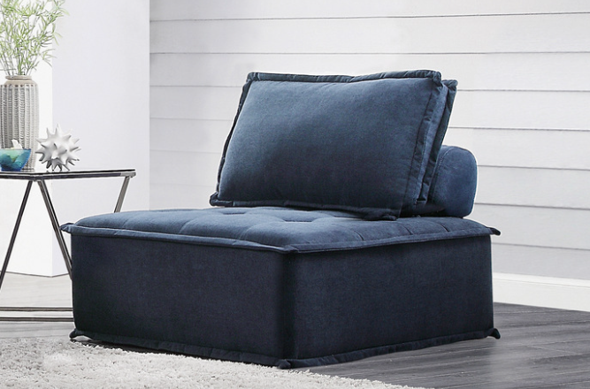 QFMZ-9545BU-1 | Modular Chair with Removable Bolster and Pillow